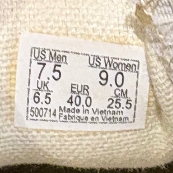 VANS Classic Slip-On Wide Checkerboard Shoe White/Black Size 9 - Picture 9 of 9